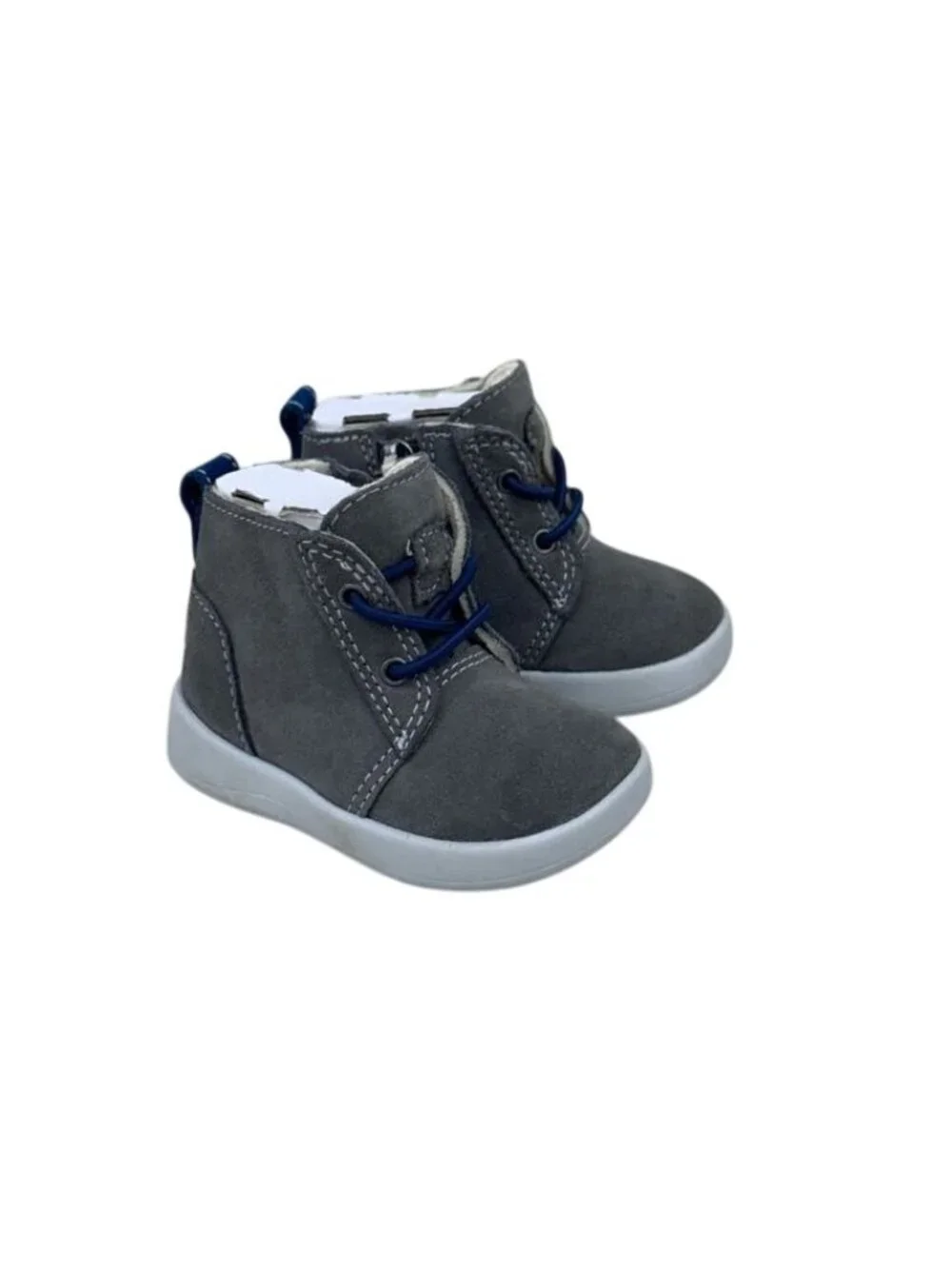 Ugg 1097114I Kristjan Chukka Boots Suede Side Zip Elastic Laces Toddler Size 2/3